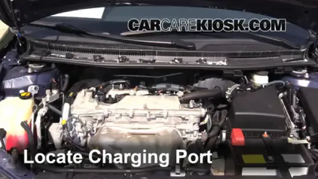 2012 Scion tC 2.5L 4 Cyl. Climatisation Ajouter du réfrigérant